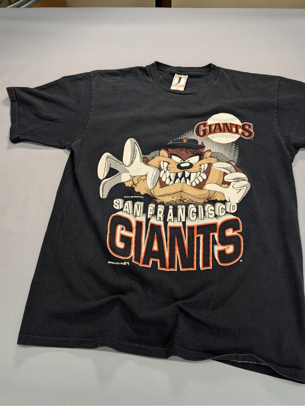 Taz SF Giants MLB Shirt Jostens Sportswear 1993 Vintage L
